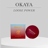 OKAYA LOOSE POWDER WHITE TRANSLUCENT/SOFT PINK