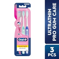 ORAL-B Ultrathin Pro Gum Care Toothbrush Blister 3s