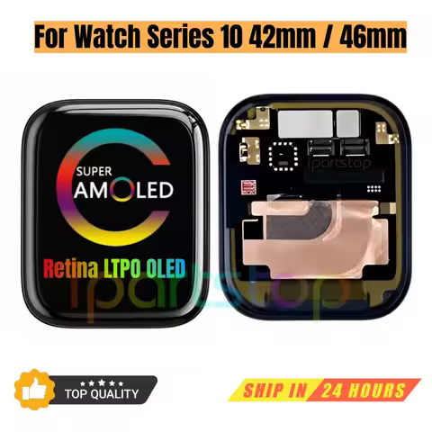 iParts Replacement Display for Apple Watch Series 10 S10 42mm 46mm A3001 A3002 A3003 A3206 Retina LT