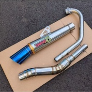Open exhaust Daeng Sai4 muffler for Tmx 125/155 Raider 150 Rusi tc Skygo 175 Motoposh 125/150 Rs 150
