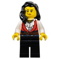LEGO PI189 Pirates 10320 Eldorado Fortress  : Pirate - Female Minifigure