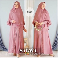 Busana muslim dress baju gamis wanita muslimah modern terbaru 2021