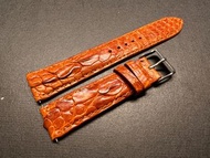 全新古董真鱷魚皮錶帶 20 x 18mm（For Vintage Rolex & Tudor) - VSL04123