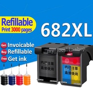 hp 682 ink hp682xl refillable ink cartridge Compatible for HP DeskJet IA 1216 2336 2775 2776 2777 27