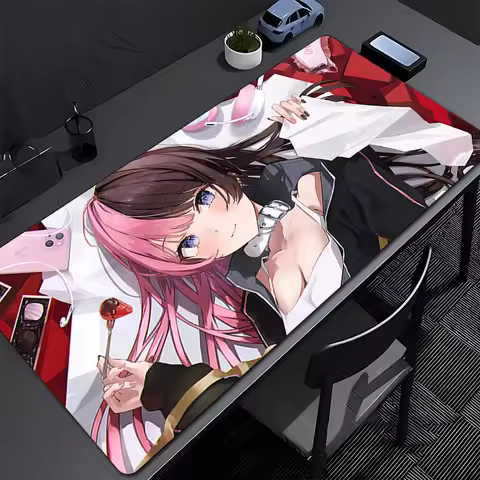 Mouse Pad Gamer Anime Girl Mousepad Laptop VSPO Hinano Tachibana HD Print Kawaii Keyboard Pad PC Gam
