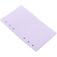 Refill Paper Binder Loose leaf A6 Ring 6 Grid Binder Paper A6R6 Square Paper Refill