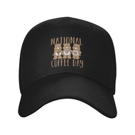 National coffee outdoor hatDAY Hats sports Baseball cap Golf cap Curved brim brim cap
