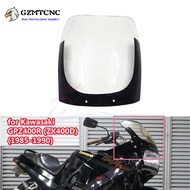 Front Windscreen Windshield Odometer Viser Visor for KAWASAKI GPZ 400 R GPZ400R ZX400D 1985-1990 ZX 