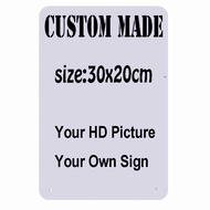 30x20CM/30X40CM Custom Metal Tin Signs Retro Plaque Home Decor Wall Sticker Art Poster License Plates