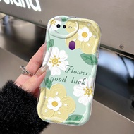 Casing HP OPPO F9 F9 Pro Realme 2 Pro Realme U1 Protective Case Simple Protection New Double Case Casing HP Beautiful Flower Pattern Softcase