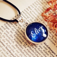 Vòng Cổ Mặt Dây Chuyền Sao Chổi Retro Personalized Photo Text Pendant Chain Quà Tặng Sinh Nhật Valen