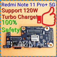 (120W Turbo Charge) NEW ORI Charging Port Board SIM MIC Ribbon Xiaomi Redmi Note 11 Pro+ 5G /21091116UG (ORIGINAL Grade)