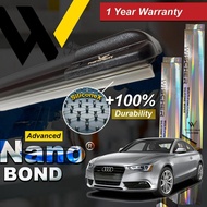 [SiliconeX] Audi A5 (8T3 / 8TA) 2007 - 2016 Wischer Nano-BOND Silicone Wiper Blade Windshield (1SET)