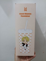 Tiny Tan Cool Name Tempat Minum Jin 500ml BTS/Thumbler BTS Jimin 500ml/Botol Minum BTS Jimin 500ml/T