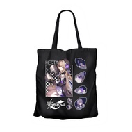 Tote bag infinite anime game HERTA HSR - HONKAI STAR RAIL canvas material