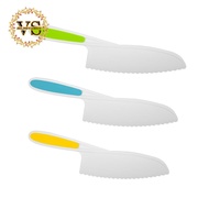 Knives for Kids 3-Piece Nylon Kitchen Baking  Set,Children's Cooking Knives Firm Grip, Serrated Edge
