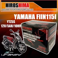 Battery For Yamaha Finn115i Finn115i Size 5 Amps 12 Volts Dry Motorcycle
