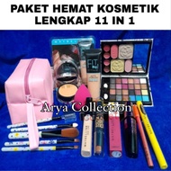 Paket Kosmetik Maybelline Super Lengkap 11 in 1 / Paket Hemat MakeUp Maybelline 1 Paket 11 In 1 - Fo
