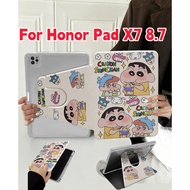 Casing Hard Acrylic Melody Pattern Case Compatible with For Honor Pad X7 Case 8.7 inch Flip Cover Ho