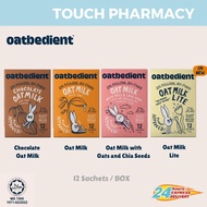 OATBEDIENT Oat Milk / Chocolate Oat Milk / Oat Milk with Oats & Chia Seeds / Lite 28G/35G ( 12's/BOX