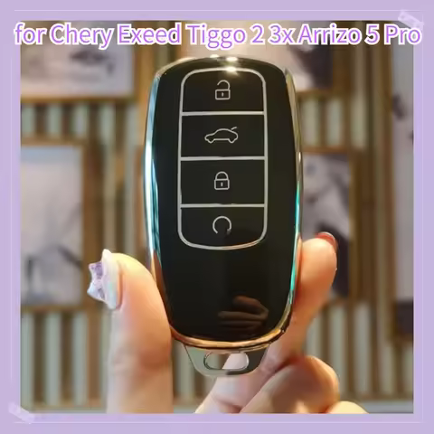 Car Key Case Cover for Chery Exeed Tiggo 2 3x Arrizo 5 Pro Gx 5x EQ7 8 Pro 8plus 5 Plus 7pro 7 Pro M