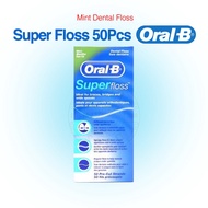 Oral-B Super Floss Mint Dental Floss(50Pcs)