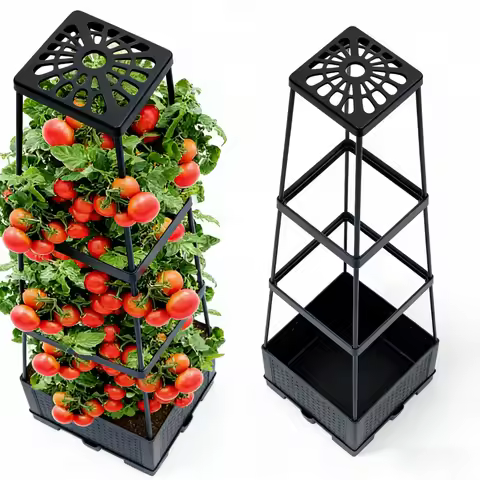 Tomato Planting Box44.8Inch Climbing Frame Self-Watering Ladder Bracket for Climbing Plants, Special