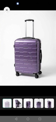 Polo紫色四輪硬殼25吋行李箱 喼 luggage