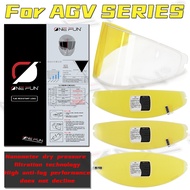 Physical Moisture Absorption Anti-Fog Motorcycle Helmet Accessories Use Double-Layer Protective Film