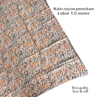 Patterned rayon fabric, premium viscose rayon fabric