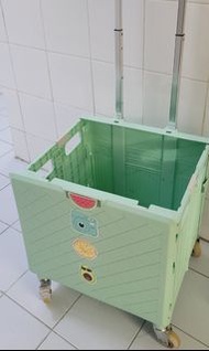 Super Shopping Cart  露禾購物車送雙掛勾@薄荷綠