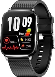 Yowow BIT Health Smart Watch Heart Rate Blood Oxygen Blood Pressure Monitor Sleep Tracker HRV Body Temperature for Women Men