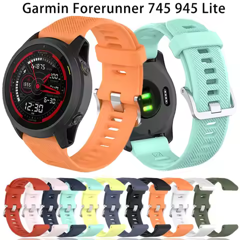 Official Sport Strap For Garmin Forerunner 745 945 Lite Smart watch Silicone Wrist Bracelet For Fore