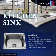 MOCHA Stainless Steel Kitchen Sink | MAP 5045 MAP 5045C | Sinki Stainless Steel | Sinki Dapur | Sing