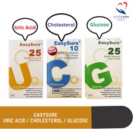 EasySure Uric Acid / Cholesterol / Glucose Test Strips