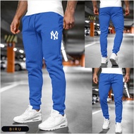 EGER Celana Jogger Sweatpants Celana Training Olahraga Bahan Fleece Terry