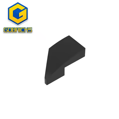 Gobricks GDS-1492 Slope Curved 2 x 1 with Stud Notch Right compatible with lego 29119 Technical chil