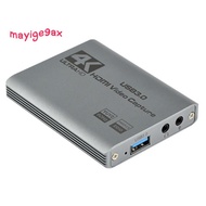4K USB Video Card to HDTV Video Grabbers Recorder for Game Camcorder