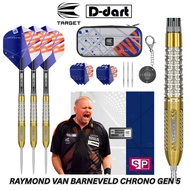 TARGET STEEL TIP DARTS - 21G/23G/25G Raymond van Barneveld Chrono GEN5  (SWISS) SP 95% TUNGSTEN DART