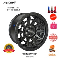 ล้อแม็กขอบ18 โปรส่งฟรี!! นิสสันนาวาร่า นาวาร่า 18x9.0 6h114.3 ET+12 แม็กออฟโรดนาวาร่าขอบ18 ยี่ห้อ Showy รุ่น L2174 ราคา1วง