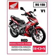 Cover Set / Stripe Sticker Honda RS150 RS150R V1 ( RED ) 100% Honda Original