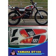 DT100 Full Red Cheek Sticker