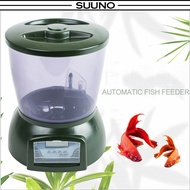 Automatic Fish Feeder 3.8L Auto Fish Food Feeder Aquarium Fish Feeder Dispenser Pond Aquarium