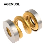 AGEKUSL Bike Rear Shock Coil Spring Suspension For Brompton Pikes Folding Bicycle Titanium Ti