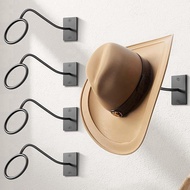 4pcs Cowboy Hat Rack for Wall Multifunctional Organizer Display Rack for Cowboy Hat Fedora Sun HatsW