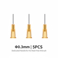 Add On Wash Free Airbrush DSPIAE PT-AB Air Brush For Model Kit Needle 0.3 0.5mm/ Mixing Bottle 50ml