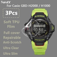 For Caxio G-Shock GBD-H2000 GBD-H1000 Clear Ultra Slim Soft Hydrogel Repairable Film Screen Protecto