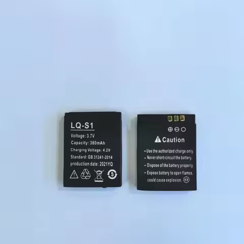 New Smart Watch Battery LQ-S1 3.7V 380mAh lithium Rechargeable Battery For Smart Watch QW09 DZ09 W8 