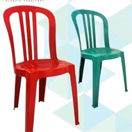 kursi makan plastik / kursi sandar plastik/ kursi pesta napolly
