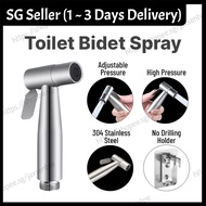 Toilet Bidet Spray Set | Stainless Steel Bidet | Bidet Spray Gun | High Pressure Bidet | Bidet Hose 